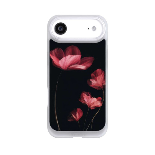 Apple iPhone Air NIVOpure Burgunder Blüten schwarz