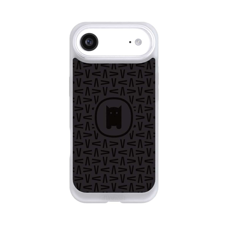 iPhone Air NIVOpure Nivocase Muster Schwarz Grau