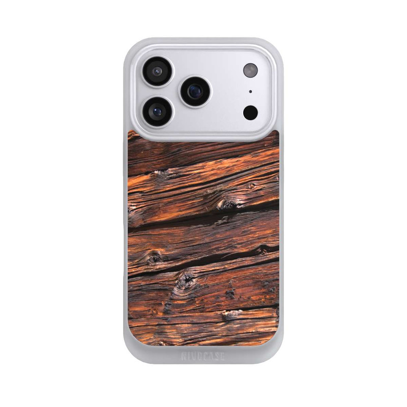 iPhone 17 Pro NIVOpure Verwitterte Holzplanken