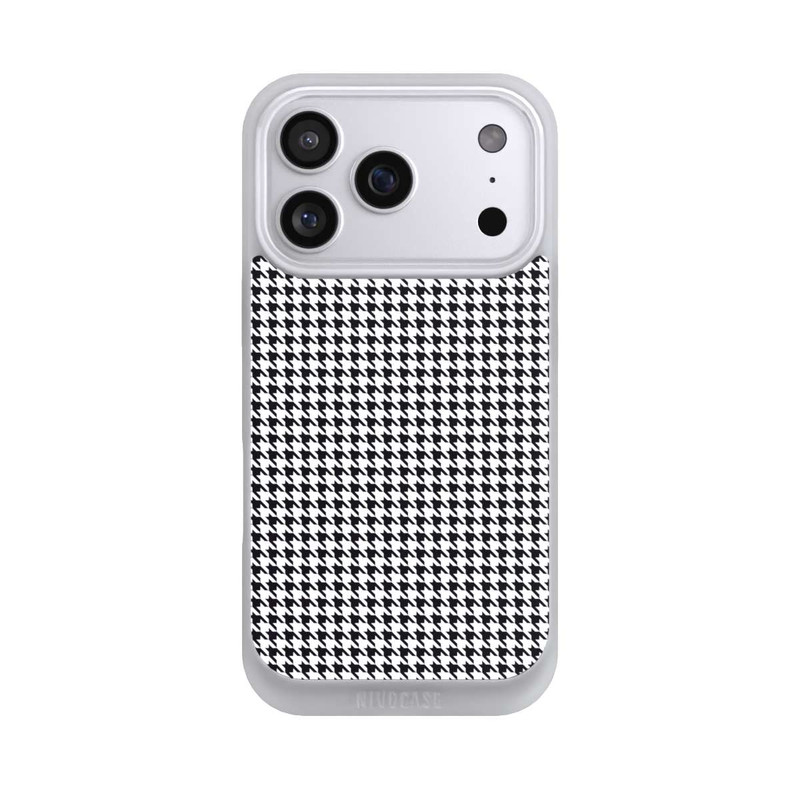 iPhone 17 Pro NIVOpure Hahnentritt Schwarz Weiß