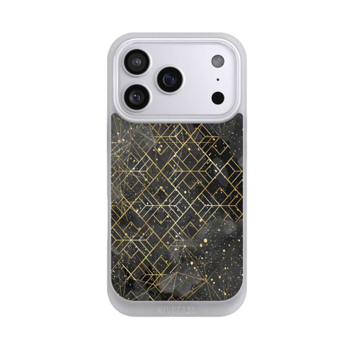 Apple iPhone 17 Pro NIVOpure Marble-Black-Grid