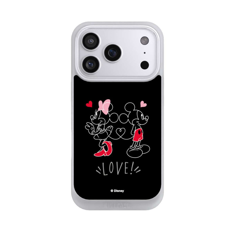 iPhone 17 Pro NIVOpure Souris amoureuse noire