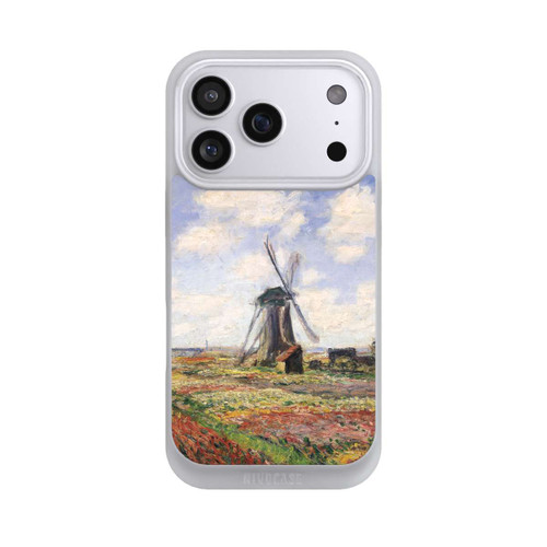 Apple iPhone 17 Pro NIVOpure Tulpenfelder mit der Rijnsburger Windmühle von Claude Monet
