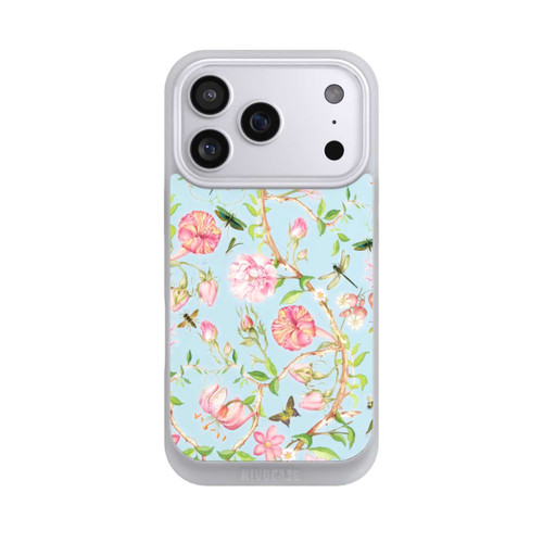Apple iPhone 17 Pro NIVOpure Vintage Botanic Flowers Blue