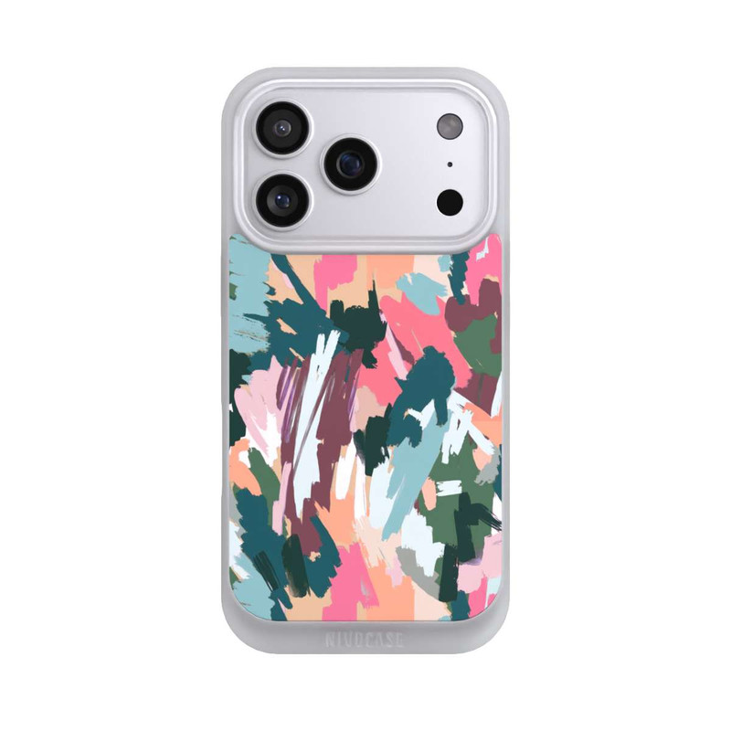 iPhone 17 Pro NIVOpure Abstrakte künstlerische Textur Rosa