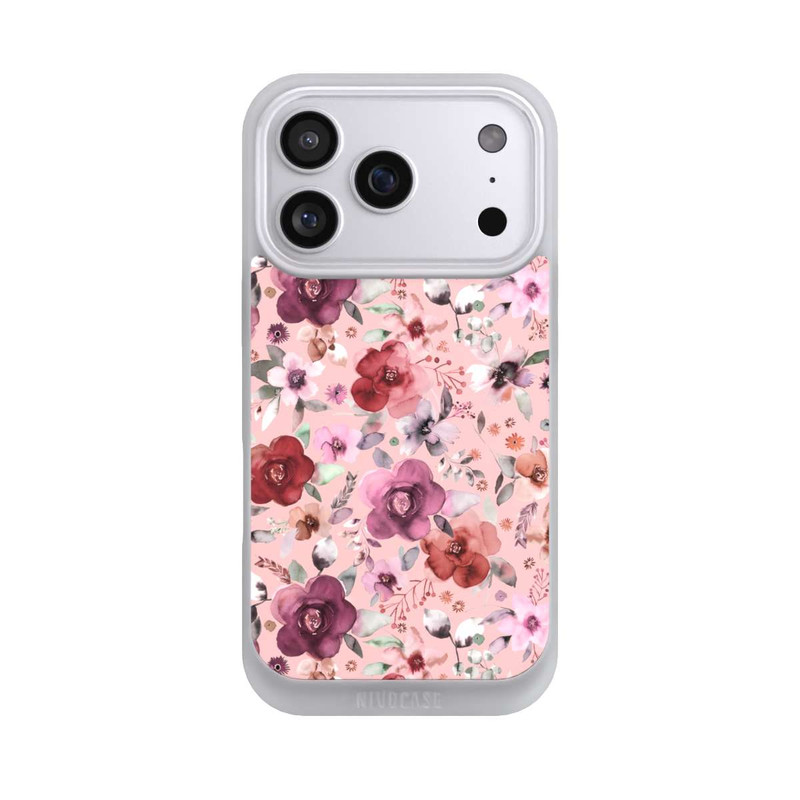 iPhone 17 Pro NIVOpure Üppiger romantischer Blumenstrauß rosa