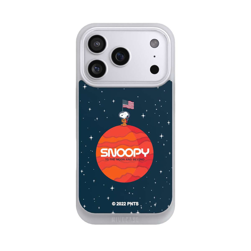 iPhone 17 Pro NIVOpure Snoopy Weltraumreisender Orange