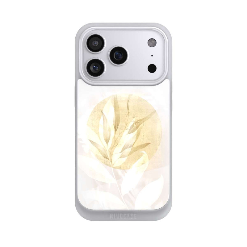 iPhone 17 Pro NIVOpure Boho Gold Flower Art
