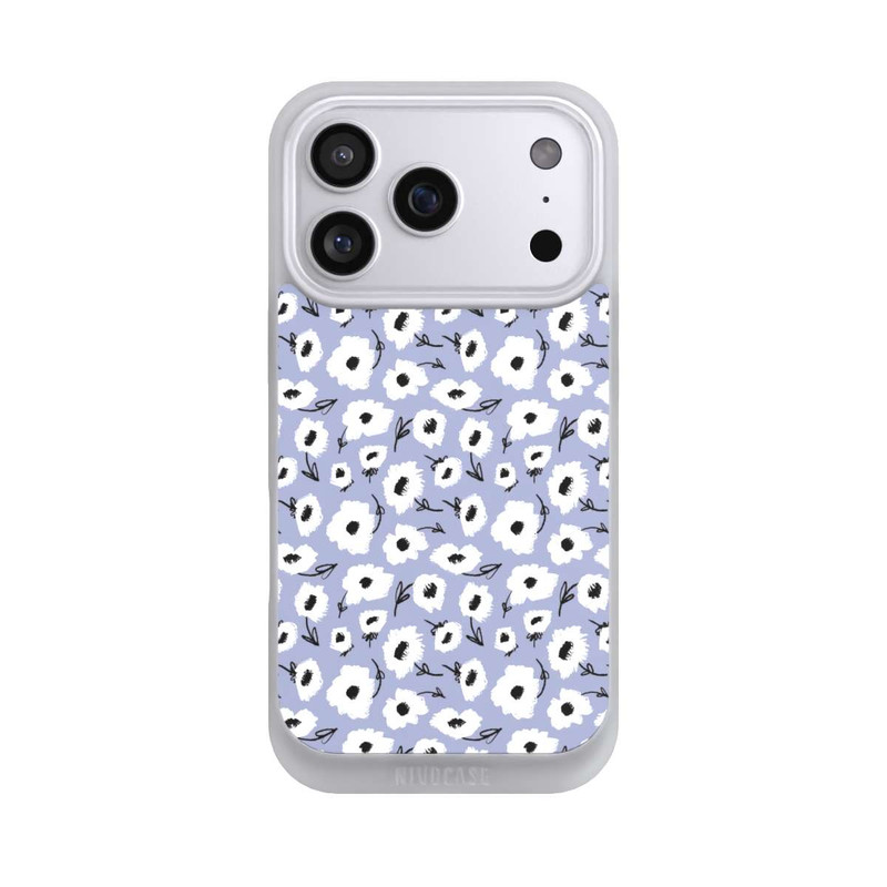 iPhone 17 Pro NIVOpure Flower Pattern Lila