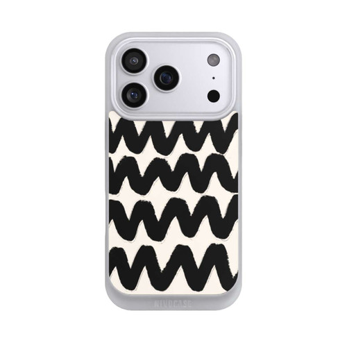 Apple iPhone 17 Pro NIVOpure Schwarzes Wellenmuster