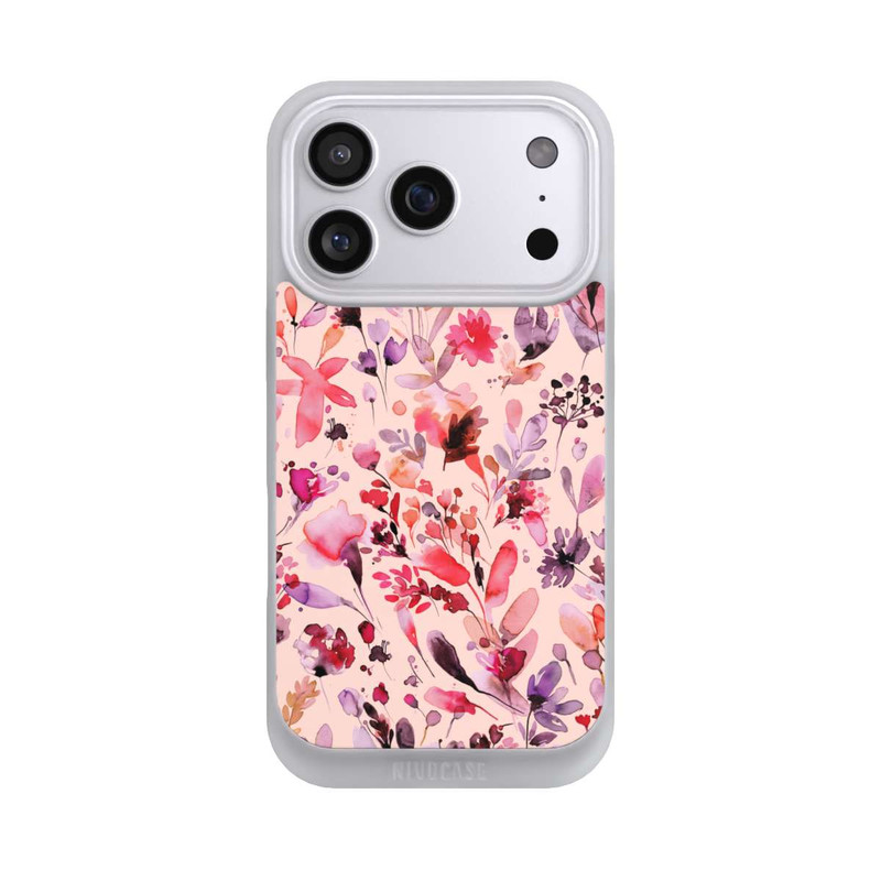 iPhone 17 Pro NIVOpure Künstlerische Blumen Viva Magenta
