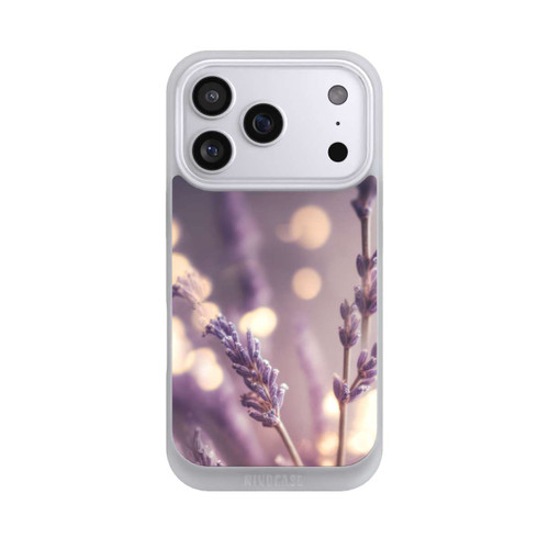 Apple iPhone 17 Pro NIVOpure Lavender Close Up with AI