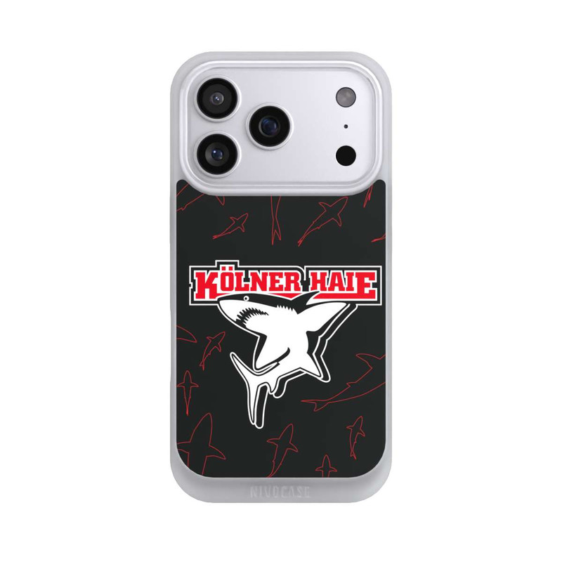 iPhone 17 Pro NIVOpure Haie Muster Rot