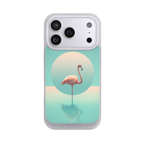 Apple iPhone 17 Pro NIVOpure Flamant dans la piscine
