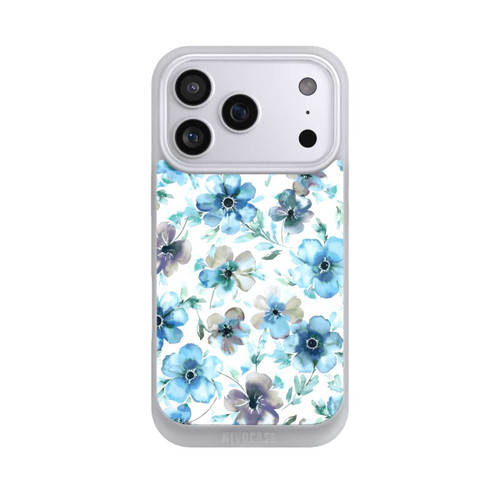 Apple iPhone 17 Pro NIVOpure Blue Flower Pattern Trendy
