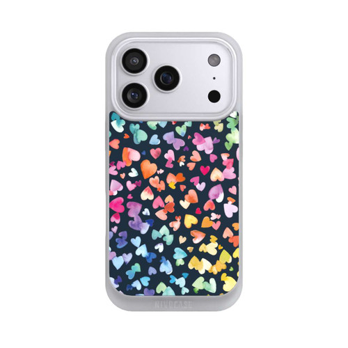 Apple iPhone 17 Pro NIVOpure Valentines Hearts Black
