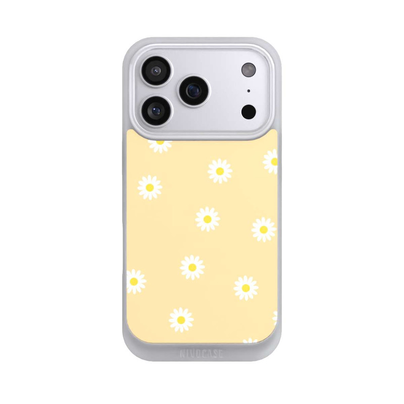 iPhone 17 Pro NIVOpure Daisy Pattern on Yellow