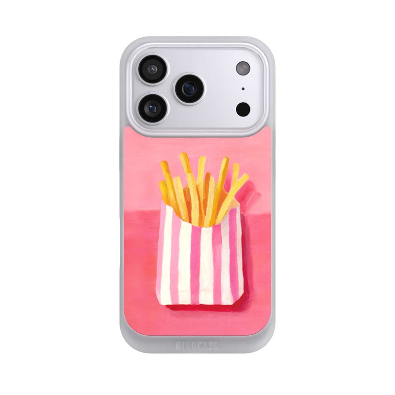 iPhone 17 Pro NIVOpure Retro Pommes Pink Watercolor