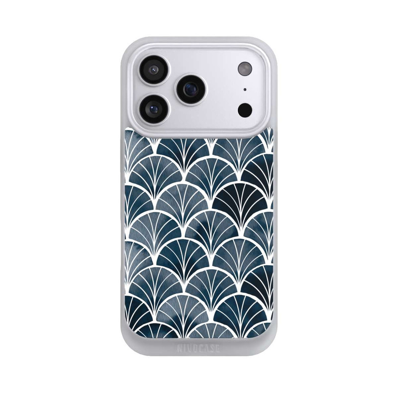 iPhone 17 Pro NIVOpure Botanische Brise Art Deco Grau