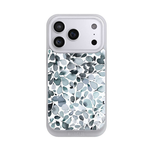 Apple iPhone 17 Pro NIVOpure Eucalyptus Watercolor Leaves Grey