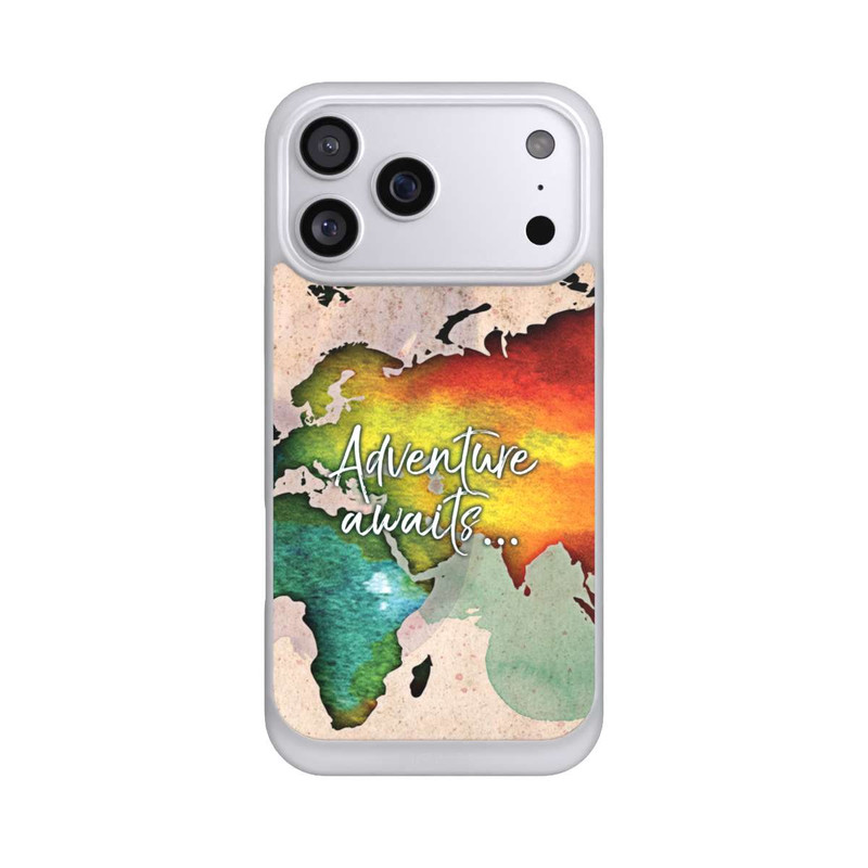 iPhone 17 Pro Max NIVOpure Worldmap Colourful