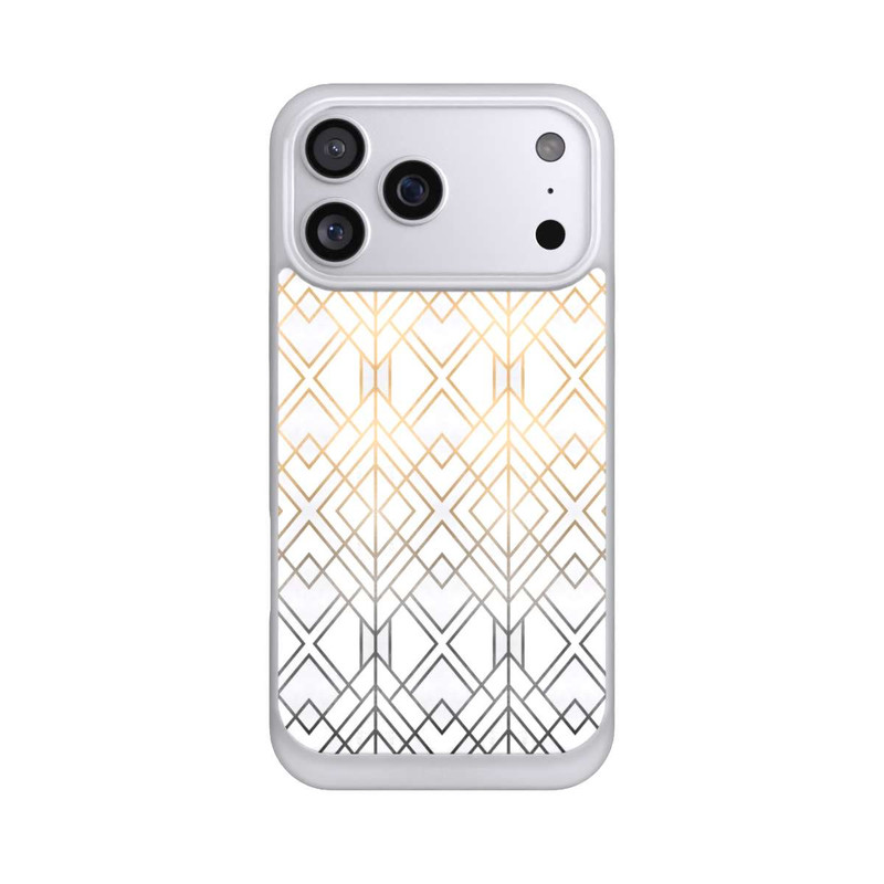 iPhone 17 Pro Max NIVOpure Gold und Grauer Geo Golddruck