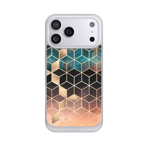 Apple iPhone 17 Pro Max NIVOpure Ombre Dream Cubes Gold Print