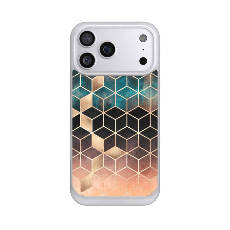iPhone 17 Pro Max NIVOpure Ombre Traum Würfel Gold Druck