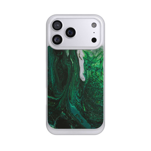 Apple iPhone 17 Pro Max NIVOpure Green oil texture