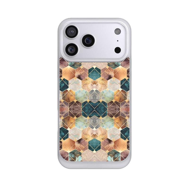 iPhone 17 Pro Max NIVOpure Naturfarbene Sechsecke und Diamanten