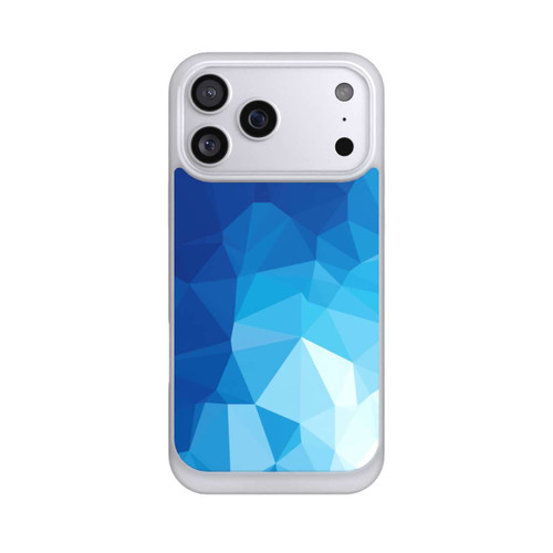 Apple iPhone 17 Pro Max NIVOpure Mosaïque Polygonale Bleue
