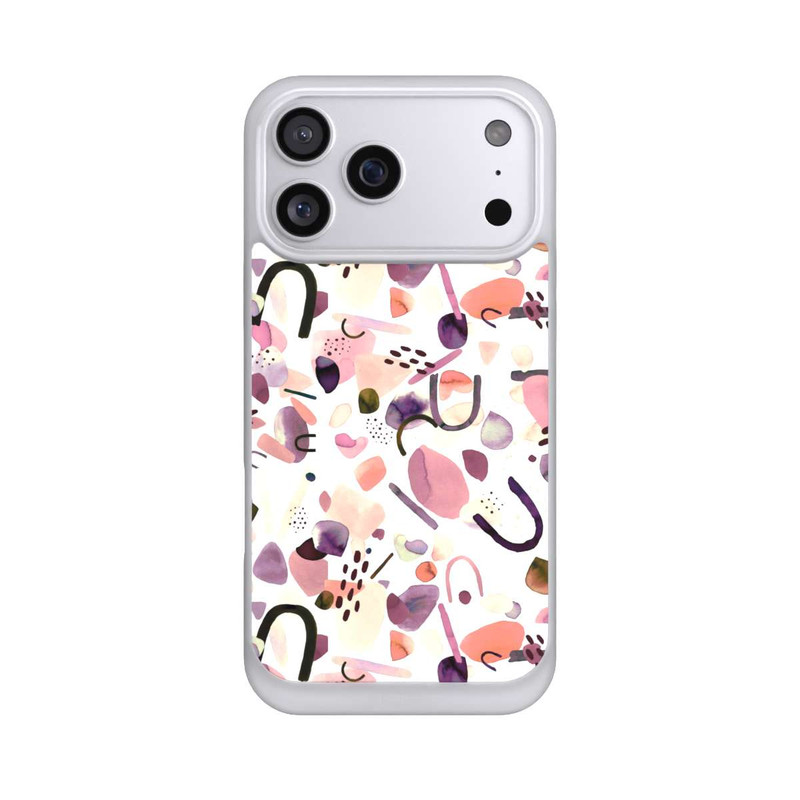 iPhone 17 Pro Max NIVOpure Abstrakte Formen aquarell lila