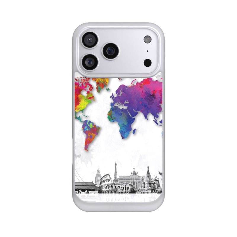 iPhone 17 Pro Max NIVOpure Worldmap with Skyline