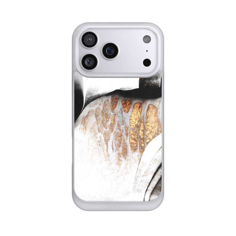 iPhone 17 Pro Max NIVOpure Schwarze und goldene Adern