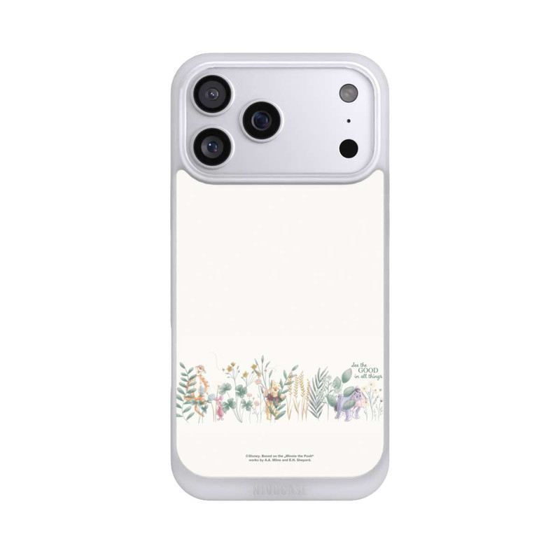 iPhone 17 Pro Max NIVOpure Winnie Puuh und seine Freunde hinter Eukalyptus