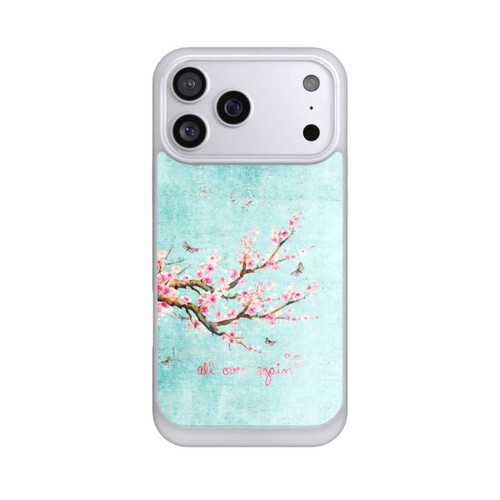 Apple iPhone 17 Pro Max NIVOpure Motif d'arbre en fleurs de cerisier bleu