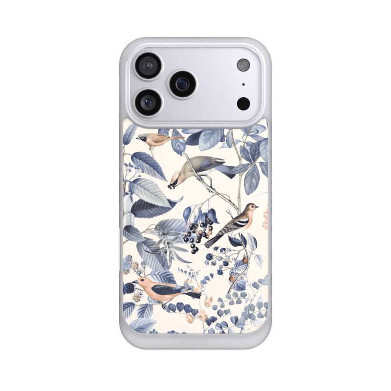 iPhone 17 Pro Max NIVOpure Vögel und Beeren in Beige