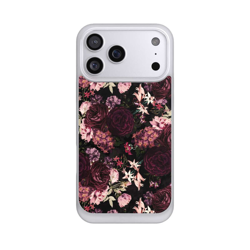 iPhone 17 Pro Max NIVOpure Blumentapete dunkelviolett