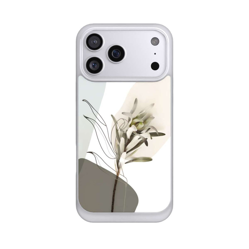 iPhone 17 Pro Max NIVOpure Boho Line Art Olivgrün