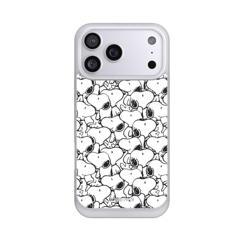 iPhone 17 Pro Max NIVOpure Snoopy Muster Schwarz und Weiß