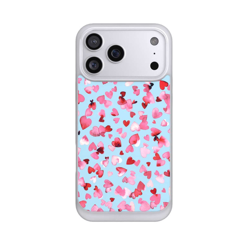 iPhone 17 Pro Max NIVOpure Valentinstagsherzen in rosa blau