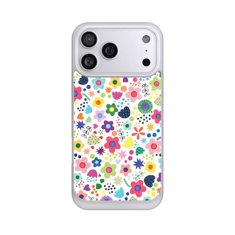iPhone 17 Pro Max NIVOpure Psychedelische Blumen bunt