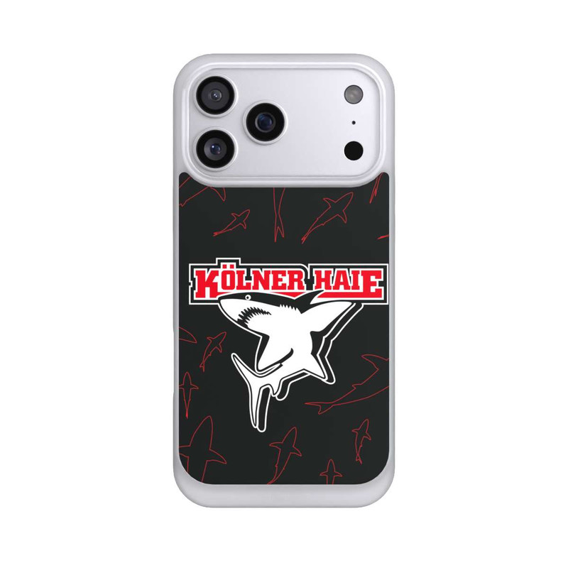 iPhone 17 Pro Max NIVOpure Haie Muster Rot