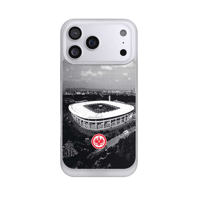 iPhone 17 Pro Max NIVOpure SGE Stadion Schwarz Weiß