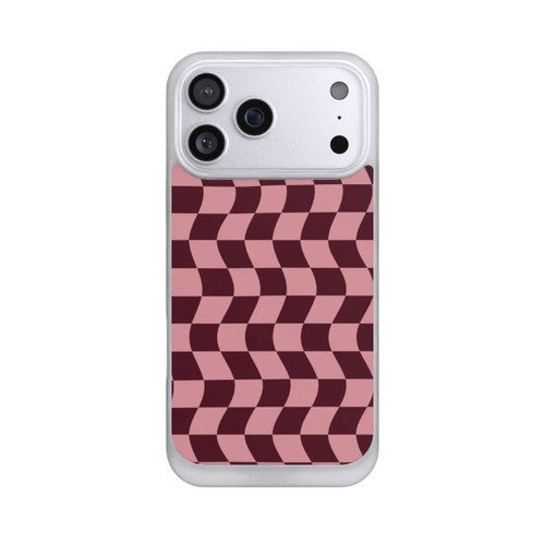 Apple iPhone 17 Pro Max NIVOpure Schachbrett Rot-Rosa