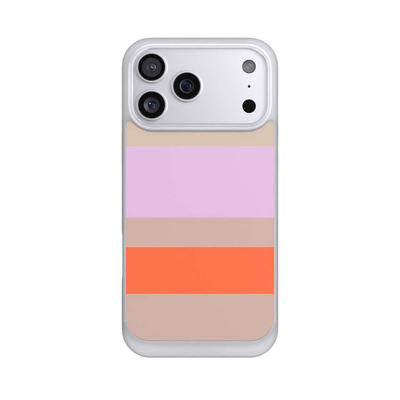 iPhone 17 Pro Max NIVOpure Moca Lila Orange Stripes