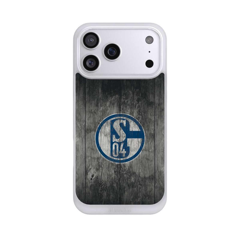 iPhone 17 Pro Max NIVOpure Schalke 04 Holz Look