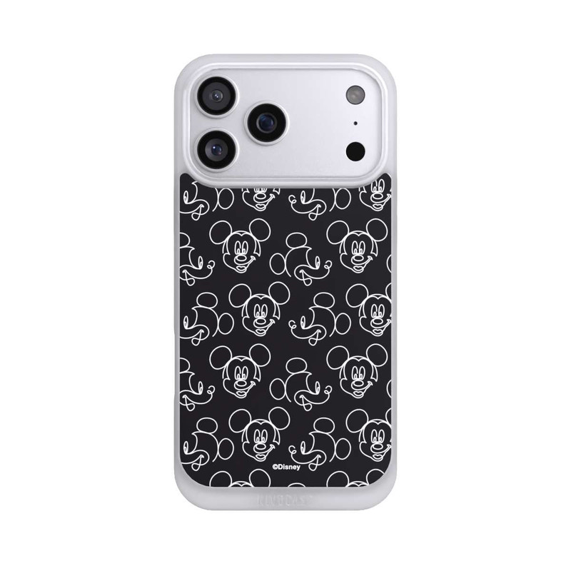 iPhone 17 Pro Max NIVOpure Disney Mickey Muster Schwarz