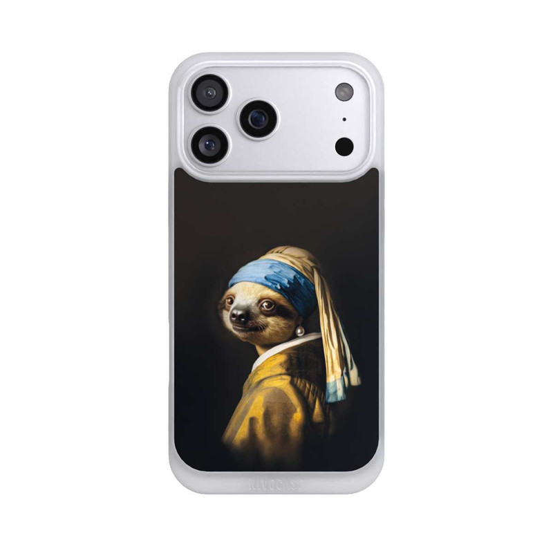 iPhone 17 Pro Max NIVOpure Faultier mit dem Perlenohrring