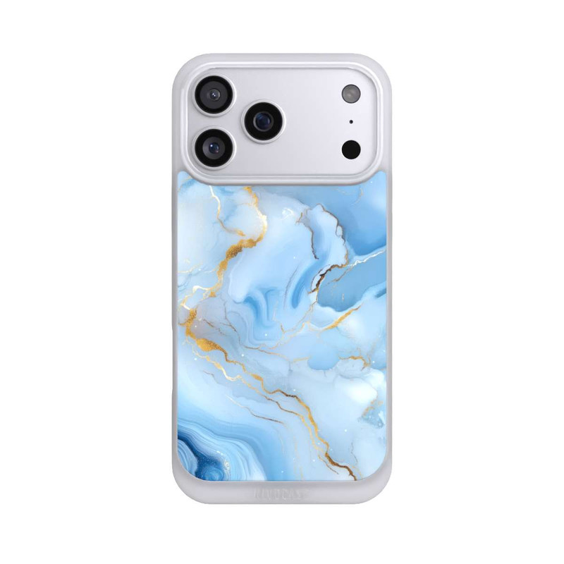 iPhone 17 Pro Max NIVOpure Blue Marble Goldprint